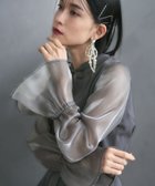 【ハレ/HARE】の【WEB限定 OCCASION SERIES】2WAYシアーフレアスリーブワンピース 人気、トレンドファッション・服の通販 founy(ファニー) ファッション Fashion レディースファッション WOMEN ワンピース Dress シアー Sheer デコルテ Decolletage ドッキング Docking ハンカチ Handkerchief パターン Pattern フレア Flare ポケット Pocket リップ Lip リボン Ribbon ループ Loop おすすめ Recommend エレガント 上品 Elegant 結婚式 Wedding Ceremony thumbnail グレー18|ID: prp329100004151636 ipo3291000000028571483