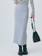 【コカ/COCA】のロングリブニットスカート 人気、トレンドファッション・服の通販 founy(ファニー) ファッション Fashion レディースファッション WOMEN スカート Skirt シンプル Simple スリット Slit 定番 Standard バランス Balance ポケット Pocket リブニット Rib Knit A/W・秋冬 Aw・Autumn/Winter・Fw・Fall-Winter thumbnail Lt.blue|ID: prp329100004151912 ipo3291000000029252694