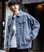 【ロッキーモンロー/Rocky Monroe】のオーバーサイズ3rdタイプデニムジャケット 人気、トレンドファッション・服の通販 founy(ファニー) ファッション Fashion レディースファッション WOMEN アウター Coat Outerwear ジャケット Jackets デニムジャケット Denim Jackets シンプル Simple ジャケット Jacket デニム Denim フラップ Flap フロント Front ポケット Pocket ロング Long thumbnail ブルーケミカル|ID: prp329100004151954 ipo3291000000028797133