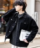 【ロッキーモンロー/Rocky Monroe】のオーバーサイズ3rdタイプデニムジャケット 人気、トレンドファッション・服の通販 founy(ファニー) ファッション Fashion レディースファッション WOMEN アウター Coat Outerwear ジャケット Jackets デニムジャケット Denim Jackets シンプル Simple ジャケット Jacket デニム Denim フラップ Flap フロント Front ポケット Pocket ロング Long thumbnail ブラック|ID: prp329100004151954 ipo3291000000028797158