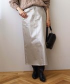 【ルクールブラン/le.coeur blanc】の箔プリントタイトスカート 人気、トレンドファッション・服の通販 founy(ファニー) ファッション Fashion レディースファッション WOMEN スカート Skirt おすすめ Recommend シンプル Simple タイトスカート Tight Skirt ツイル Twill トレンド Trend ミックス Mix thumbnail シルバー|ID: prp329100004151972 ipo3291000000028683675