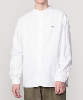 【ビショップ/Bshop / MEN】のオックスフォード バンドカラーシャツ SOLID MEN 人気、トレンドファッション・服の通販 founy(ファニー) ファッション Fashion メンズファッション MEN テクスチャー Texture ポケット Pocket 定番 Standard 長袖 Long Sleeve |ID:prp329100004151983