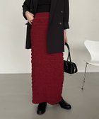 【カプリシューレマージュ/CAPRICIEUX LEMAGE】のふくれジャガードスカート 人気、トレンドファッション・服の通販 founy(ファニー) ファッション Fashion レディースファッション WOMEN スカート Skirt おすすめ Recommend ジャケット Jacket スウェット Sweat タイトスカート Tight Skirt フィット Fit thumbnail レッド|ID: prp329100004151994 ipo3291000000028683853