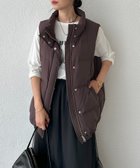 【リヴドロワ/RIVE DROITE】の【MONN. . (モン)】ダウンベスト 人気、トレンドファッション・服の通販 founy(ファニー) ファッション Fashion レディースファッション WOMEN アウター Coat Outerwear トップス・カットソー Tops/Tshirt ベスト/ジレ Gilets/Vests アウトドア Outdoor インナー Inner シンプル Simple スウェット Sweat ダウン Down ベスト Vest 冬 Winter thumbnail ブラウン|ID: prp329100004152201 ipo3291000000028585529