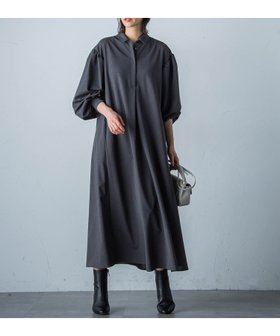 【ロートレ アモン/LAUTRE AMONT】の【WEB 一部店舗限定】スキッパーシャツワンピース≪洗濯機で洗える≫ 人気、トレンドファッション・服の通販 founy(ファニー) ファッション Fashion レディースファッション WOMEN ワンピース Dress シャツワンピース Shirt Dresses 洗える Washable |ID:prp329100004152269