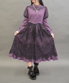 【アクシーズファム/axes femme】のダークロマンスロングワンピース 人気、トレンドファッション・服の通販 founy(ファニー) ファッション Fashion レディースファッション WOMEN ワンピース Dress おすすめ Recommend クラシカル Classical ストール Stall レース Race エレガント 上品 Elegant |ID:prp329100004152277