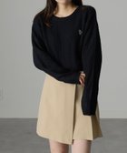 【ラナン/Ranan】のUSP ワンポイントケーブルニット 人気、トレンドファッション・服の通販 founy(ファニー) ファッション Fashion レディースファッション WOMEN トップス・カットソー Tops/Tshirt ニット Knit Tops イタリア Italy 腕時計 Watch クラシカル Classical コレクション Collection コーデュロイ Corduroy シンプル Simple スラックス Slacks デニム Denim 人気 Popularity フレア Flare ベーシック Basic ボトム Bottom メンズ Mens ワンポイント One Point thumbnail ネイビー|ID: prp329100004152526 ipo3291000000028589145