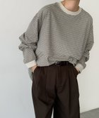 【キャナルジーン/CANAL JEAN】のchoice_cnl(チョイス) ボーダーリンガーロングTシャツ 人気、トレンドファッション・服の通販 founy(ファニー) ファッション Fashion レディースファッション WOMEN トップス・カットソー Tops/Tshirt シャツ/ブラウス Shirts/Blouses ロング / Tシャツ T-Shirts A/W・秋冬 Aw・Autumn/Winter・Fw・Fall-Winter スラックス Slacks デニム Denim ボーダー Border ルーズ Loose thumbnail オートミール|ID: prp329100004152646 ipo3291000000028590415