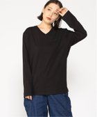 【ゲス/GUESS】のUNI L/Slv Tee Shirt 人気、トレンドファッション・服の通販 founy(ファニー) ファッション Fashion レディースファッション WOMEN トップス・カットソー Tops/Tshirt シャツ/ブラウス Shirts/Blouses シンプル Simple スタイリッシュ Stylish フェイス Face ミックス Mix thumbnail ブラック|ID: prp329100004152680 ipo3291000000028720771