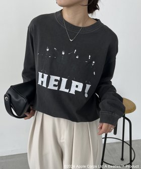 【カプリシューレマージュ/CAPRICIEUX LEMAGE】のGOOD ROCK SPEED BEATLES HELPロンT 人気、トレンドファッション・服の通販 founy(ファニー) ファッション Fashion レディースファッション WOMEN トップス・カットソー Tops/Tshirt ロング / Tシャツ T-Shirts おすすめ Recommend イラスト Illustration インナー Inner カーディガン Cardigan ジャケット Jacket プリント Print ルーズ Loose |ID:prp329100004152736