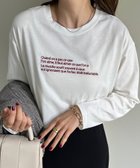 【ディスコート/Discoat】の【WEB限定】刺繍ロゴロンT 人気、トレンドファッション・服の通販 founy(ファニー) ファッション Fashion レディースファッション WOMEN トップス・カットソー Tops/Tshirt ロング / Tシャツ T-Shirts インナー Inner シンプル Simple フィット Fit ベーシック Basic ロング Long ワンポイント One Point 人気 Popularity thumbnail オフホワイト|ID: prp329100004152765 ipo3291000000028591675