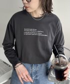 【ディスコート/Discoat】の【WEB限定】刺繍ロゴロンT 人気、トレンドファッション・服の通販 founy(ファニー) ファッション Fashion レディースファッション WOMEN トップス・カットソー Tops/Tshirt ロング / Tシャツ T-Shirts インナー Inner シンプル Simple フィット Fit ベーシック Basic ロング Long ワンポイント One Point 人気 Popularity thumbnail チャコールグレー|ID: prp329100004152765 ipo3291000000028591679