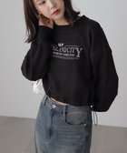 【フリーズマート/FREE'S MART】の裾ドロストスウェット 人気、トレンドファッション・服の通販 founy(ファニー) ファッション Fashion レディースファッション WOMEN トップス・カットソー Tops/Tshirt パーカ Sweats スウェット Sweat グラフィック Graphic ショート Short シンプル Simple スウェット Sweat スラックス Slacks バランス Balance thumbnail ブラック|ID: prp329100004152768 ipo3291000000028758450