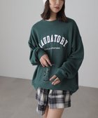 【フリーズマート/FREE'S MART】のカレッジロゴスウェット 人気、トレンドファッション・服の通販 founy(ファニー) ファッション Fashion レディースファッション WOMEN トップス・カットソー Tops/Tshirt パーカ Sweats スウェット Sweat ショート Short バランス Balance ビッグ Big プリント Print ボトム Bottom メンズ Mens ルーズ Loose thumbnail グリーン|ID: prp329100004152770 ipo3291000000028758470