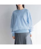 【ローリーズファーム/LOWRYS FARM】の【yuw】チュールドッキングニット 人気、トレンドファッション・服の通販 founy(ファニー) ファッション Fashion レディースファッション WOMEN トップス・カットソー Tops/Tshirt ニット Knit Tops おすすめ Recommend ストレッチ Stretch チュール Tulle ツイスト Twist デニム Denim ドッキング Docking バランス Balance ワイド Wide エレガント 上品 Elegant 再入荷 Restock/Back In Stock/Re Arrival thumbnail ブルー82|ID: prp329100004152772 ipo3291000000028591821