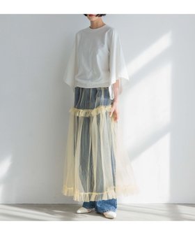 【ローリーズファーム/LOWRYS FARM】 【yuw】 チュールシャーリングベアワンピース人気、トレンドファッション・服の通販 founy(ファニー) ファッション Fashion レディースファッション WOMEN ワンピース Dress エアリー Airy シャーリング Shirring バランス Balance フリル Frills 再入荷 Restock/Back In Stock/Re Arrival |ID:prp329100004152774