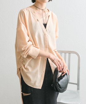 【パルグループ/PAL GROUP】の【mystic】ストラップシャツ 人気、トレンドファッション・服の通販 founy(ファニー) ファッション Fashion レディースファッション WOMEN トップス・カットソー Tops/Tshirt シャツ/ブラウス Shirts/Blouses おすすめ Recommend ギャザー Gather シンプル Simple バランス Balance ボトム Bottom ラップ Wrap ルーズ Loose |ID:prp329100004152846