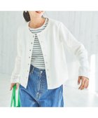 【コーエン/COEN】のUSAコットン裏毛ショート丈カーディガン OFF WHITE|ID: prp329100004152854 ipo3291000000028592653