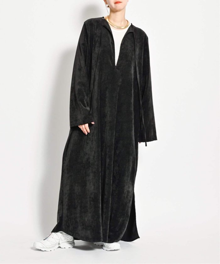 【シティーショップ/CITYSHOP】の《追加》VELVETEEN KAFTAN DRESS ワンピース インテリア・キッズ・メンズ・レディースファッション・服の通販 founy(ファニー) https://founy.com/ ファッション Fashion レディースファッション WOMEN ワンピース Dress ドレス Party Dresses 2024年 2024 2024-2025秋冬・A/W Aw/Autumn/Winter/Fw/Fall/2024-2025 A/W・秋冬 Aw・Autumn/Winter・Fw・Fall-Winter おすすめ Recommend カーディガン Cardigan ジャケット Jacket スリット Slit バランス Balance フロント Front ベルベット Velvet |ID: prp329100004153292 ipo3291000000028597199