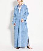 【シティーショップ/CITYSHOP】の《追加》VELVETEEN KAFTAN DRESS ワンピース ブルー|ID: prp329100004153292 ipo3291000000028597257