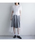 【ローリーズファーム/LOWRYS FARM】の【yuw】シアーシャーリングシャツワンピース ホワイト05|ID:prp329100004153309