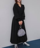 【センスオブプレイス/SENSE OF PLACE by URBAN RESEARCH】のスキッパーバルーンワンピース 人気、トレンドファッション・服の通販 founy(ファニー) ファッション Fashion レディースファッション WOMEN ワンピース Dress 2024年 2024 2024-2025秋冬・A/W Aw/Autumn/Winter/Fw/Fall/2024-2025 A/W・秋冬 Aw・Autumn/Winter・Fw・Fall-Winter 冬 Winter スキッパー Skipper フィット Fit フレア Flare thumbnail BLACK|ID: prp329100004153318 ipo3291000000028865979