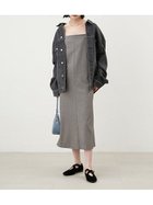 【ミラオーウェン/Mila Owen】のキャミワンピース 人気、トレンドファッション・服の通販 founy(ファニー) ファッション Fashion レディースファッション WOMEN ワンピース Dress キャミワンピース No Sleeve Dresses インナー Inner 秋 Autumn/Fall キャミ Cami キャミワンピース Cami Dress サテン Satin ジャケット Jacket スマート Smart スーツ Suit チェック Check トレンド Trend パターン Pattern ラップ Wrap おすすめ Recommend エレガント 上品 Elegant thumbnail GRY[006]|ID: prp329100004153346 ipo3291000000028604389