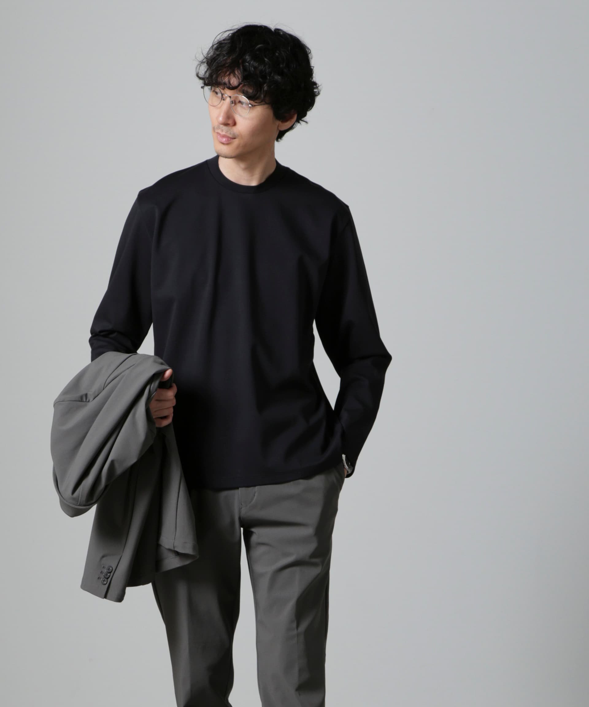 【ナノ ユニバース/nano universe / MEN】のジャケT プレミアム クルーネック 長袖 人気、トレンドファッション・服の通販 founy(ファニー) 　ファッション　Fashion　メンズファッション　MEN　インナー　Inner　鹿の子　Pique　シルケット　Mercerization　ジャケット　Jacket　スタンダード　Standard　スマート　Smart　長袖　Long Sleeve　パフォーマンス　Performance　フェイス　Face　プレミアム　Premium　半袖　Short Sleeve　おすすめ　Recommend　2024年　2024　ビジネス 仕事 通勤　Business　2024-2025秋冬・A/W　Aw/Autumn/Winter/Fw/Fall/2024-2025　 other-1|ID: prp329100004153443 ipo3291000000028606460