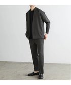 【ザ カジュアル/THE CASUAL / MEN】のハイストレッチリラクシングノーカラージャケット イージーテーパードパンツ チャコール|ID: prp329100004153535 ipo3291000000028607497