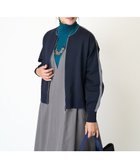 【ジョルジュ レッシュ/GEORGES RECH】のプレーティングニットブルゾン 人気、トレンドファッション・服の通販 founy(ファニー) ファッション Fashion レディースファッション WOMEN アウター Coat Outerwear ブルゾン Blouson/Jackets トップス・カットソー Tops/Tshirt ニット Knit Tops オレンジ Orange コンパクト Compact ストレッチ Stretch バランス Balance ブルゾン Blouson ボトム Bottom エレガント 上品 Elegant thumbnail ネイビー|ID: prp329100004153602 ipo3291000000028608040