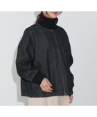 【ビームス ハート/BEAMS HEART】のヴィンテージライク デニムブルゾン 人気、トレンドファッション・服の通販 founy(ファニー) ファッション Fashion レディースファッション WOMEN アウター Coat Outerwear ブルゾン Blouson/Jackets スタンド Stand スリーブ Sleeve デニム Denim トレンド Trend ブルゾン Blouson ミックス Mix thumbnail BLACK|ID: prp329100004153648 ipo3291000000028608572