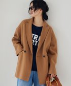 【バンヤードストーム/BARNYARDSTORM】のジャケットコート 人気、トレンドファッション・服の通販 founy(ファニー) ファッション Fashion レディースファッション WOMEN アウター Coat Outerwear コート Coats ジャケット Jackets おすすめ Recommend ジャケット Jacket ダブル Double トレンド Trend フェイス Face thumbnail ベージュ55|ID: prp329100004153662 ipo3291000000028608701