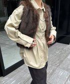 【アルシーヴ/archives】のLtd. Fake Fur Vest 人気、トレンドファッション・服の通販 founy(ファニー) ファッション Fashion レディースファッション WOMEN アウター Coat Outerwear トップス・カットソー Tops/Tshirt ベスト/ジレ Gilets/Vests トレンド Trend フロント Front ベスト Vest 今季 This Season 秋 Autumn/Fall thumbnail BROWN|ID: prp329100004153669 ipo3291000000028608747