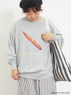 【サマンサモスモス/Samansa Mos2】の【MAISON KAYSER】プリントスウェット 人気、トレンドファッション・服の通販 founy(ファニー) ファッション Fashion レディースファッション WOMEN トップス・カットソー Tops/Tshirt パーカ Sweats スウェット Sweat おすすめ Recommend スウェット Sweat スペシャル Special プリント Print ランジェリー Lingerie リラックス Relax 人気 Popularity thumbnail グレー|ID: prp329100004153734 ipo3291000000028610120