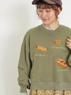 【サマンサモスモス/Samansa Mos2】の【MAISON KAYSER】刺繍スウェット 人気、トレンドファッション・服の通販 founy(ファニー) ファッション Fashion レディースファッション WOMEN トップス・カットソー Tops/Tshirt パーカ Sweats スウェット Sweat スウェット Sweat スペシャル Special スリーブ Sleeve ランジェリー Lingerie thumbnail カーキ|ID: prp329100004153805 ipo3291000000028611557