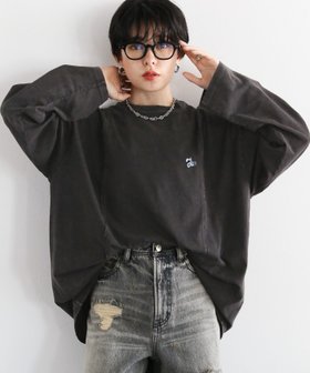 【レイジブルー/RAGEBLUE】のリメイク風/ドッキングピグメントロングTシャツ 人気、トレンドファッション・服の通販 founy(ファニー) ファッション Fashion レディースファッション WOMEN トップス・カットソー Tops/Tshirt シャツ/ブラウス Shirts/Blouses ロング / Tシャツ T-Shirts インナー Inner 春 Spring 秋 Autumn/Fall シンプル Simple ジャケット Jacket チェック Check デニム Denim トレンド Trend ドッキング Docking フリル Frills ブルゾン Blouson リメイク Remake リラックス Relax ルーズ Loose ロング Long ワンポイント One Point 冬 Winter おすすめ Recommend お家時間・ステイホーム Home Time/Stay Home |ID:prp329100004153837