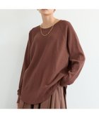 【バンヤードストーム/BARNYARDSTORM】のワッフルプルオーバー 人気、トレンドファッション・服の通販 founy(ファニー) ファッション Fashion レディースファッション WOMEN トップス・カットソー Tops/Tshirt プルオーバー Pullover おすすめ Recommend インナー Inner カットソー Cut And Sew スウェット Sweat バランス Balance ラウンド Round ワイド Wide ワッフル Waffle 定番 Standard thumbnail ブラウン50|ID: prp329100004153848 ipo3291000000028611905