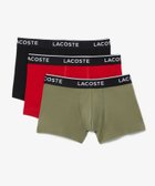 【ラコステ/LACOSTE / MEN】のブランドネームデザイン3パックボクサーパンツ カーキ|ID: prp329100004153864 ipo3291000000028612002