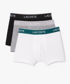 【ラコステ/LACOSTE / MEN】のブランドネームデザイン3パックボクサーパンツ ホワイト×ブラック|ID: prp329100004153864 ipo3291000000028612006