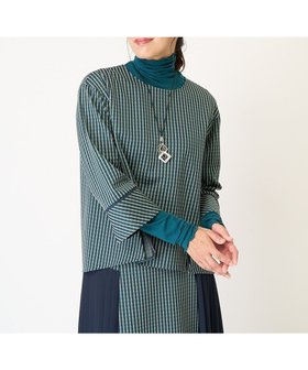 【ジョルジュ レッシュ/GEORGES RECH】のチェックジャガードジャージープルオーバー 人気、トレンドファッション・服の通販 founy(ファニー) ファッション Fashion レディースファッション WOMEN トップス・カットソー Tops/Tshirt プルオーバー Pullover おすすめ Recommend カットソー Cut And Sew ジャカード Jacquard ジャージー Jersey タートルネック Turtleneck チェック Check ロング Long |ID:prp329100004153900