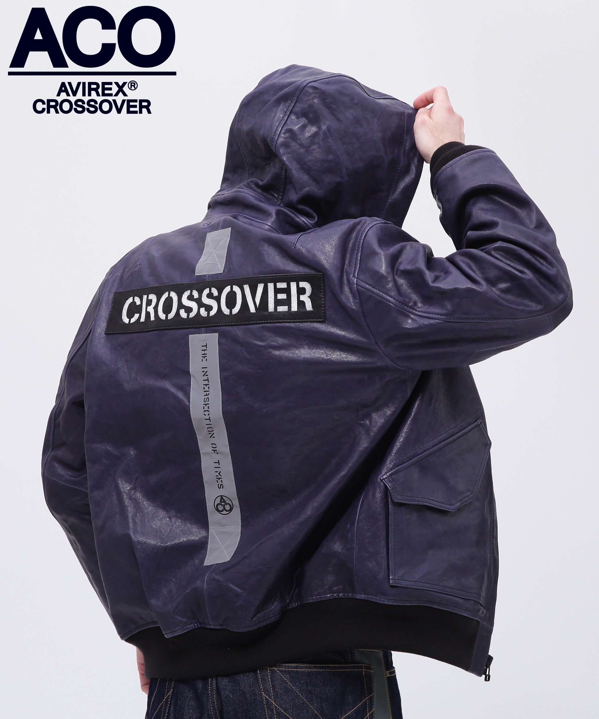 【アヴィレックス/AVIREX / MEN】の《CROSSOVER》LEATHER CWU PARKA / レザー CWU パーカー / AVIREX / アヴィレックス 人気、トレンドファッション・服の通販 founy(ファニー) 　ファッション　Fashion　メンズファッション　MEN　コレクション　Collection　ジャケット　Jacket　スポーツ　Sports　パッチ　Patch　パーカー　Hoodie　ブルゾン　Blouson　ミリタリー　Military　A/W・秋冬　Aw・Autumn/Winter・Fw・Fall-Winter　 other-1|ID: prp329100004153907 ipo3291000000028612243