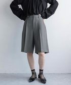 【ローリーズファーム/LOWRYS FARM】の【yuw】ハーフトラウザーパンツ 人気、トレンドファッション・服の通販 founy(ファニー) ファッション Fashion レディースファッション WOMEN パンツ Pants ハーフ Half バランス Balance ルーズ Loose エレガント 上品 Elegant 再入荷 Restock/Back In Stock/Re Arrival thumbnail グレー18|ID: prp329100004153961 ipo3291000000028612712