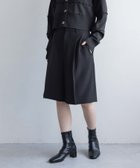 【ローリーズファーム/LOWRYS FARM】の【yuw】ハーフトラウザーパンツ 人気、トレンドファッション・服の通販 founy(ファニー) ファッション Fashion レディースファッション WOMEN パンツ Pants ハーフ Half バランス Balance ルーズ Loose エレガント 上品 Elegant 再入荷 Restock/Back In Stock/Re Arrival thumbnail ブラック09|ID: prp329100004153961 ipo3291000000028612713