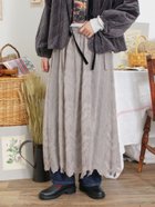 【サマンサモスモス/Samansa Mos2】のシアー総刺繍エプロンスカート 人気、トレンドファッション・服の通販 founy(ファニー) ファッション Fashion レディースファッション WOMEN スカート Skirt インナー Inner シアー Sheer セパレート Separate thumbnail グレー|ID: prp329100004153998 ipo3291000000028613108