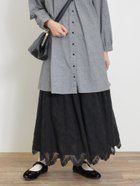 【サマンサモスモス/Samansa Mos2】のシアー総刺繍エプロンスカート 人気、トレンドファッション・服の通販 founy(ファニー) ファッション Fashion レディースファッション WOMEN スカート Skirt インナー Inner シアー Sheer セパレート Separate thumbnail ブラック|ID: prp329100004153998 ipo3291000000028613110