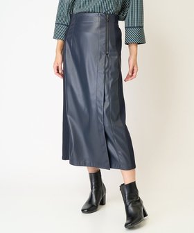 【ジョルジュ レッシュ/GEORGES RECH】のセットアップ対応 ライトレザーナローラップスカート 人気、トレンドファッション・服の通販 founy(ファニー) ファッション Fashion レディースファッション WOMEN セットアップ Setup スカート Skirt ジャケット Jacket ジャージー Jersey スタイリッシュ Stylish ストレッチ Stretch セットアップ Set Up トレンド Trend バランス Balance ラップ Wrap リアル Real リブニット Rib Knit エレガント 上品 Elegant |ID:prp329100004154005