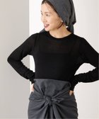 【イエナ/IENA】のリヨセルカシミヤロングTシャツ 人気、トレンドファッション・服の通販 founy(ファニー) ファッション Fashion レディースファッション WOMEN トップス・カットソー Tops/Tshirt シャツ/ブラウス Shirts/Blouses ロング / Tシャツ T-Shirts 2024年 2024 2024-2025秋冬・A/W Aw/Autumn/Winter/Fw/Fall/2024-2025 カシミヤ Cashmere シアー Sheer ジャケット Jacket ロング Long thumbnail ブラック|ID: prp329100004154455 ipo3291000000028617347