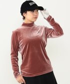 【その他のブランド/Other】のORANGE LABEL / ストレッチ ベロア モックネックシャツ 人気、トレンドファッション・服の通販 founy(ファニー) ファッション Fashion レディースファッション WOMEN トップス・カットソー Tops/Tshirt シャツ/ブラウス Shirts/Blouses ベロア Velour A/W・秋冬 Aw・Autumn/Winter・Fw・Fall-Winter アウトドア Outdoor インナー Inner ゴルフ Golf ストレッチ Stretch ベロア Velor エレガント 上品 Elegant thumbnail PINK_GREY|ID: prp329100004154538 ipo3291000000028623879