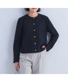 【その他のブランド/Other】のツイード ジャージ カーディガン 2 NAVY|ID: prp329100004154654 ipo3291000000028625029