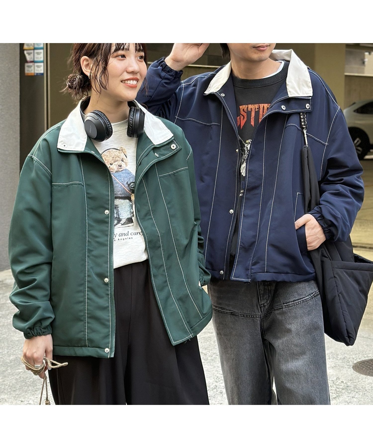 【シーピーシーエム/CPCM】のスタンドネックステッチジャケット 人気、トレンドファッション・服の通販 founy(ファニー) 　ファッション　Fashion　レディースファッション　WOMEN　アウター　Coat Outerwear　ジャケット　Jackets　秋　Autumn/Fall　 other-1|ID: prp329100004154699 ipo3291000000028825159